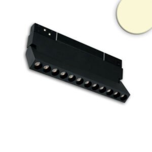 Track48 grid track light 22cm black, 12W, 36°, UGR<19, 48V DC, 3000K, CRI90