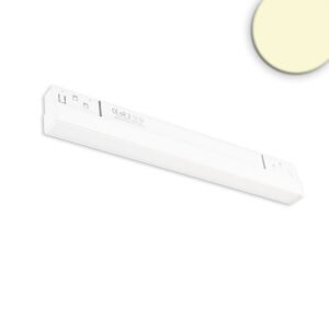 Track48 linijinis šviestuvas, 30 cm, baltas, 10 W, 120°, 48 V DC, 3000 K, CRI90, prizminis, Line+, DALI dimeriuojamas