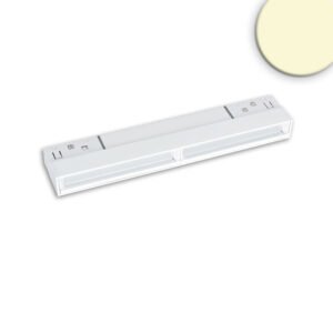 „Track48“ sieninis šviestuvas (wall washer), 22 cm, baltas, 12 W, 100° asimetrinis, 48 V DC, 3000 K, CRI90, „Line+“, DALI pritemdymo funkcija