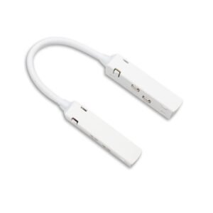 Track48 linijinė jungtis, lanksti, lenkiama iki 180°, su srovės perdavimu, balta, maks. 6 A, 4 polių