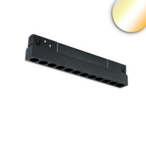 „Track48“ GRID šviestuvas, 22 cm, juodas, 12 W, 36°, UGR < 19, 48 V DC, 1800–4000 K, CRI90, DALI DT8